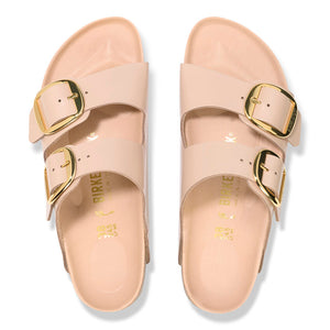 Birkenstock Arizona Big Buckle High Shine New Beige בירקנשטוק כפכפי נשים