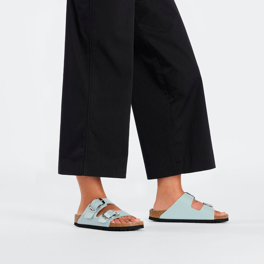 Birkenstock Arizona Big Buckle High Shine Surf Green בירקנשטוק כפכפי נשים