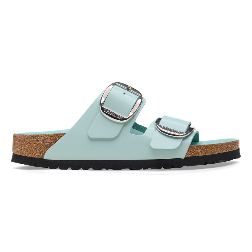 Birkenstock Arizona Big Buckle High Shine Surf Green בירקנשטוק כפכפי נשים