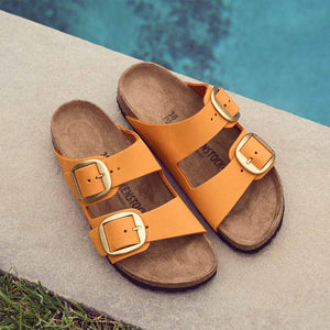 Birkenstock Arizona Big Buckle Burnt Orange בירקנשטוק כפכפי נשים