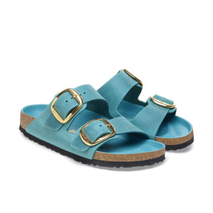 Birkenstock Arizona Big Buckle Biscay Bay כפכפי בירקנשטוק אריזונה אבזם טורקיז