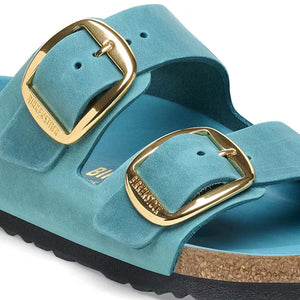 Birkenstock Arizona Big Buckle Biscay Bay כפכפי בירקנשטוק אריזונה אבזם טורקיז