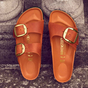 Birkenstock Arizona Big Buckle Burnt Orange כפכפי בירקנשטוק אריזונה לנשים