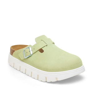 Birkenstock Boston PAP Chunky Faded Lime כפכפי בירקנשטוק בוסטון צאנקי ליים לנשים