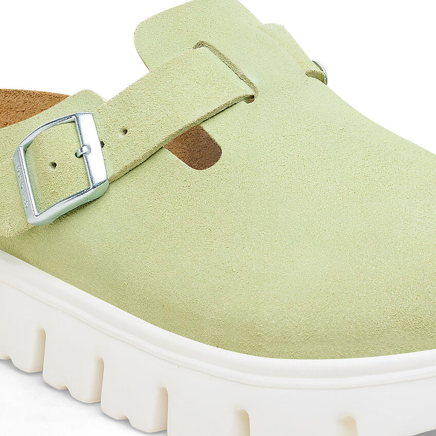 Birkenstock Boston PAP Chunky Faded Lime כפכפי בירקנשטוק בוסטון צאנקי ליים לנשים