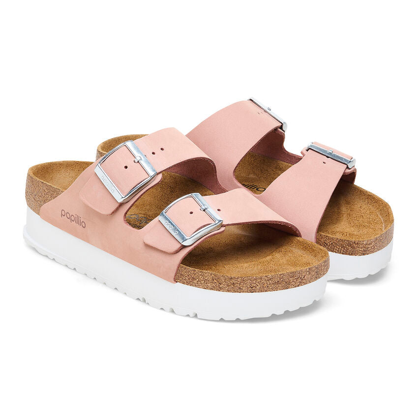 Birkenstock Arizona PAP Flex Platform Soft Pink כפכפי בירקנשטוק נשים