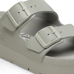 Birkenstock Arizona PAP Flex Platform Mineral Gray אריזונה פלקס פלטפורם אפור
