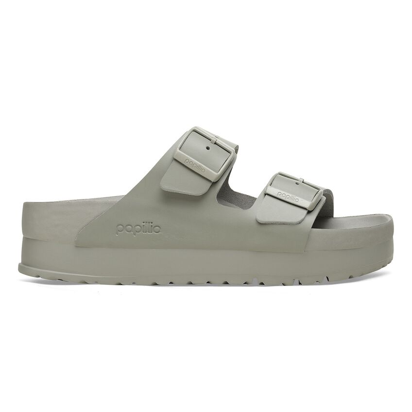 Birkenstock Arizona PAP Flex Platform Mineral Gray אריזונה פלקס פלטפורם אפור