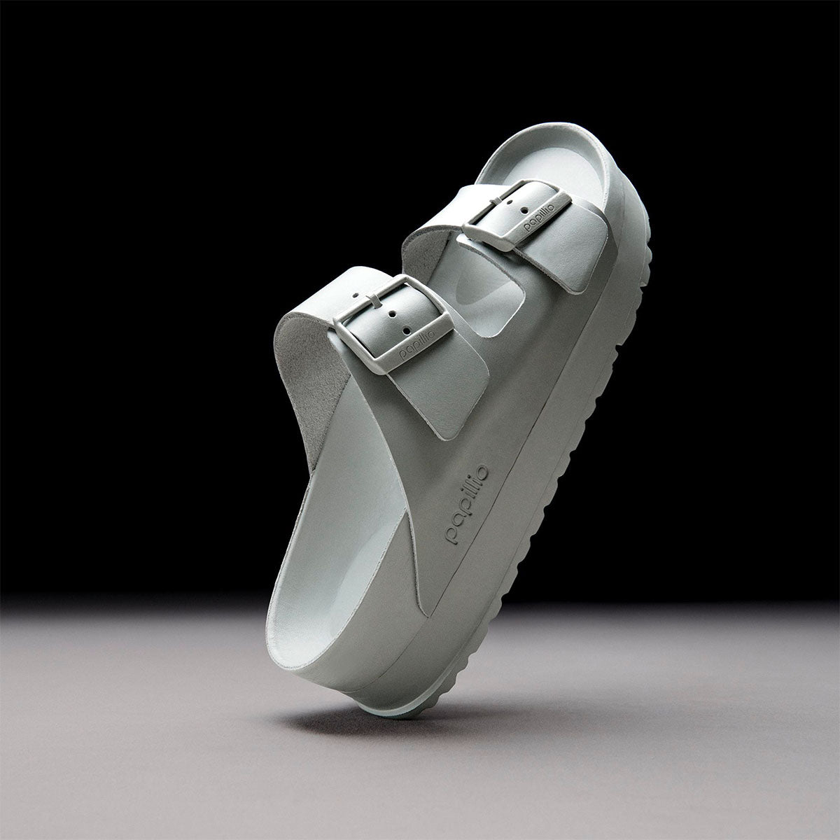 Birkenstock Arizona PAP Flex Platform Mineral Gray אריזונה פלקס פלטפורם אפור