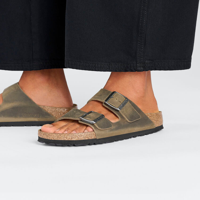 Birkenstock Arizona BS Faded Khaki בירקנשטוק כפכפי גברים