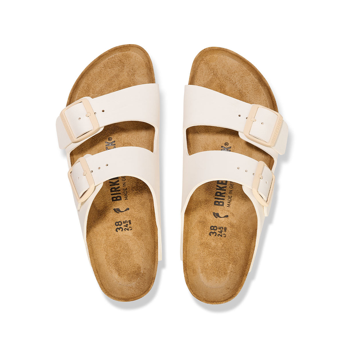 Birkenstock Arizona BS Eggshell כפכפי בירקנשטוק אריזונה אגשל לנשים
