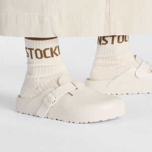 Birkenstock Boston EVA Eggshell כפכפי בירקנשטוק בוסטון לנשים