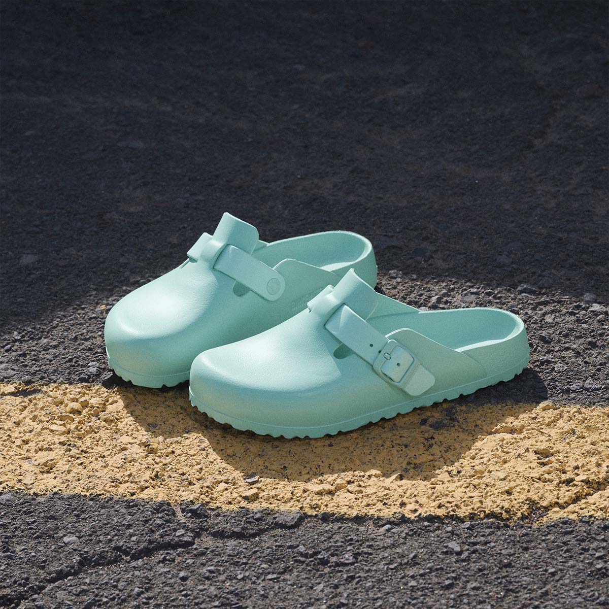 Birkenstock Boston EVA Surf Green כפכפי בירקנשטוק בוסטון לנשים
