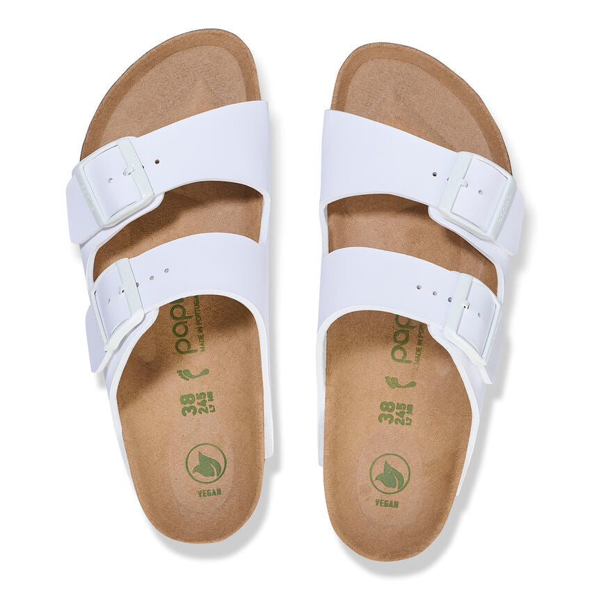 Birkenstock Arizona PAP Flex Platform White כפכפי בירקנשטוק נשים