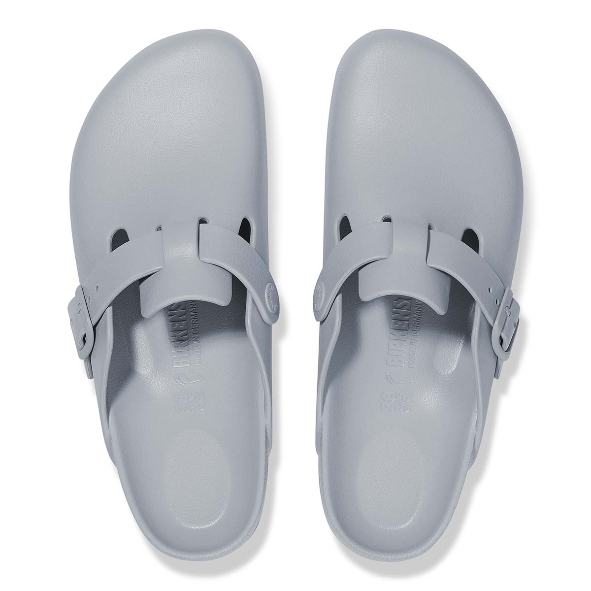 Birkenstock Boston EVA Stone Coin כפכפי בירקנשטוק לנשים אפור