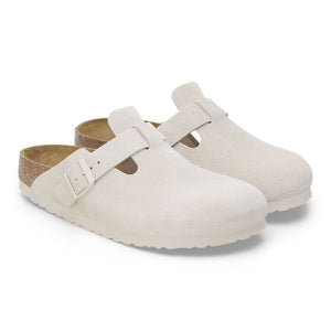 Birkenstock Boston BS Antique White בירקנשטוק כפכפי נשים בוסטון לבן עתיק