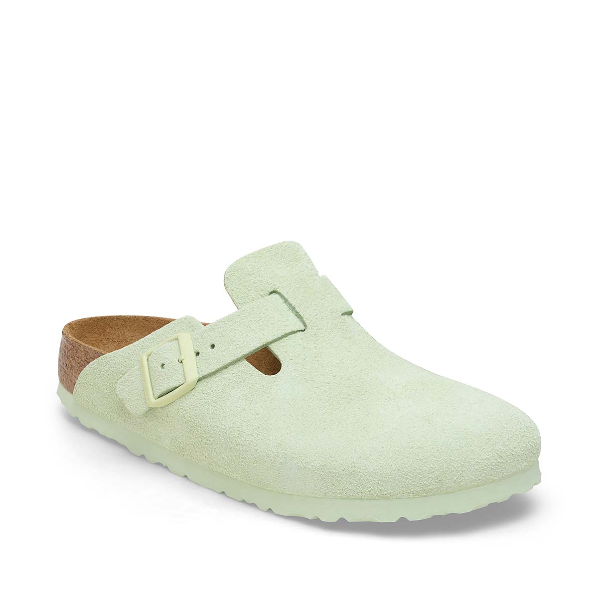 Birkenstock Boston BS Faded Lime כפכפי בירקנשטוק בוסטון ליים לנשים