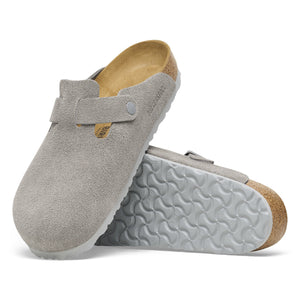 Birkenstock Boston BS Stone Coin בירקנשטוק כפכפי נשים בוסטון סטון