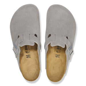 Birkenstock Boston BS Stone Coin בירקנשטוק כפכפי נשים בוסטון סטון