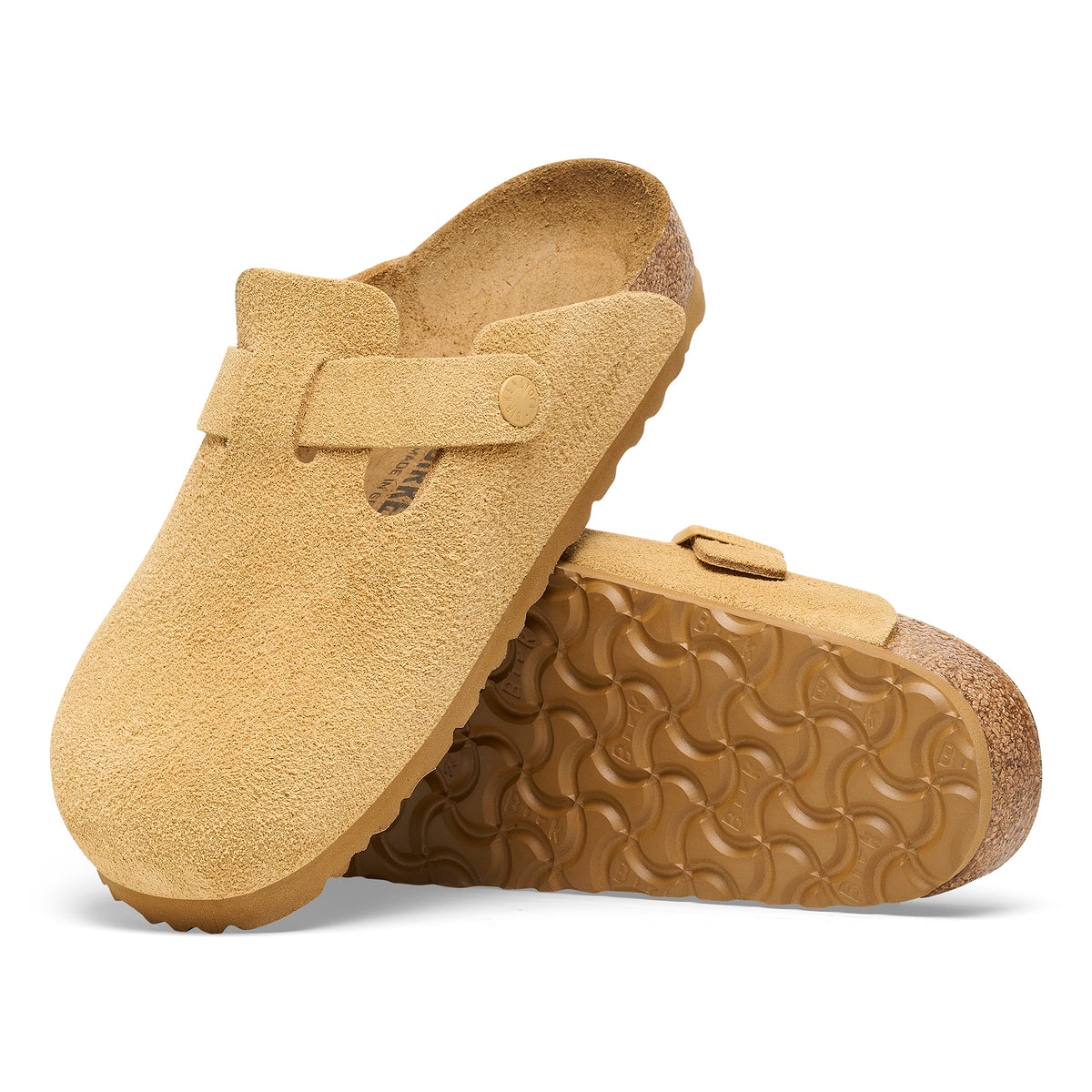 Birkenstock Boston BS Latte Cream בוסטון קרם לאטה