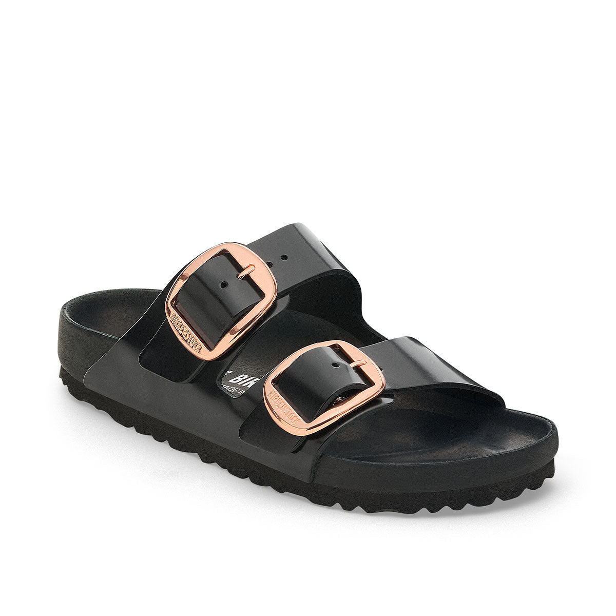Birkenstock Arizona BB EXQ High-Shine Black כפכפי בירקנשטוק אריזונה אבזם שחור