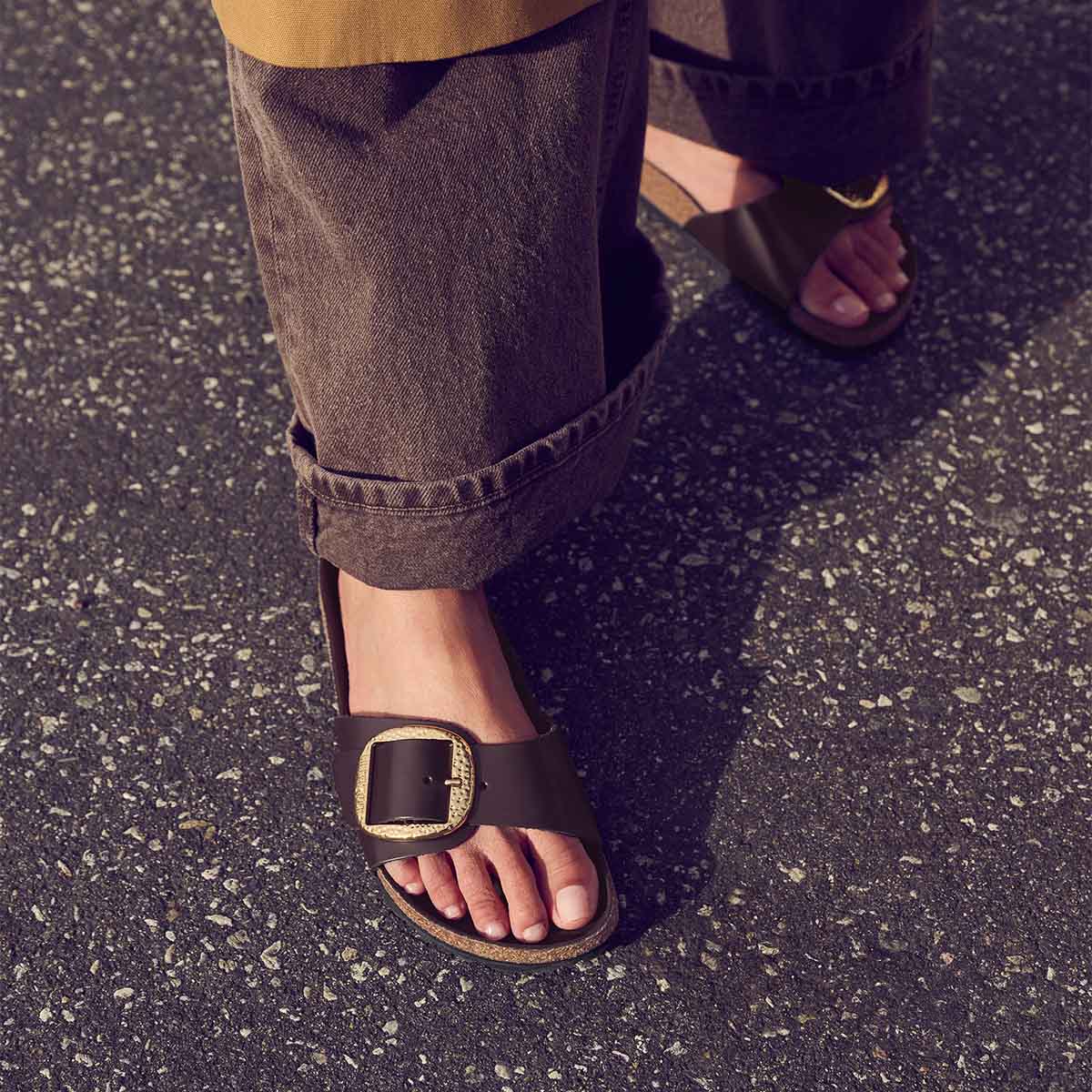 Birkenstock Madrid Hammered BB HS Espresso כפכפי בירקנשטוק מדריד אספרסו לנשים