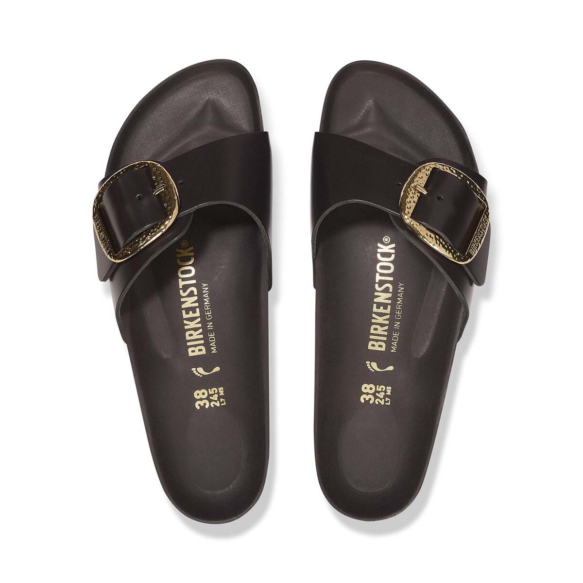Birkenstock Madrid Hammered BB HS Espresso כפכפי בירקנשטוק מדריד אספרסו לנשים
