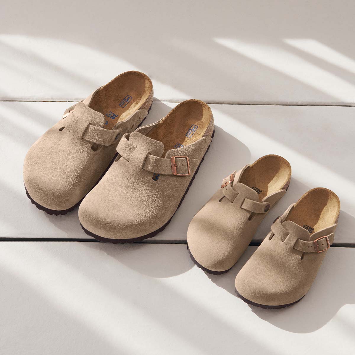 Birkenstock Boston Kids Taupe כפכפי בוסטון טיופ ילדים