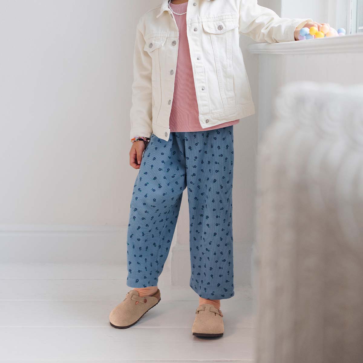 Birkenstock Boston Kids Taupe כפכפי בוסטון טיופ ילדים