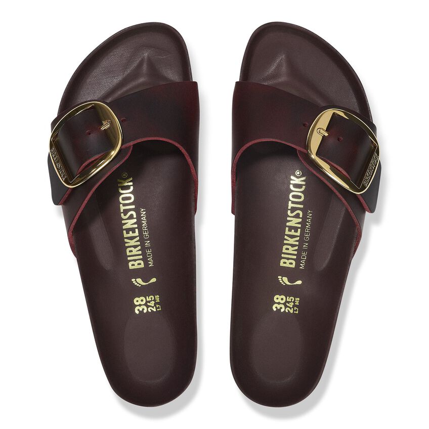 Birkenstock Madrid Big Buckle Zinfandel כפכפי מדריד אבזם זיפנדל