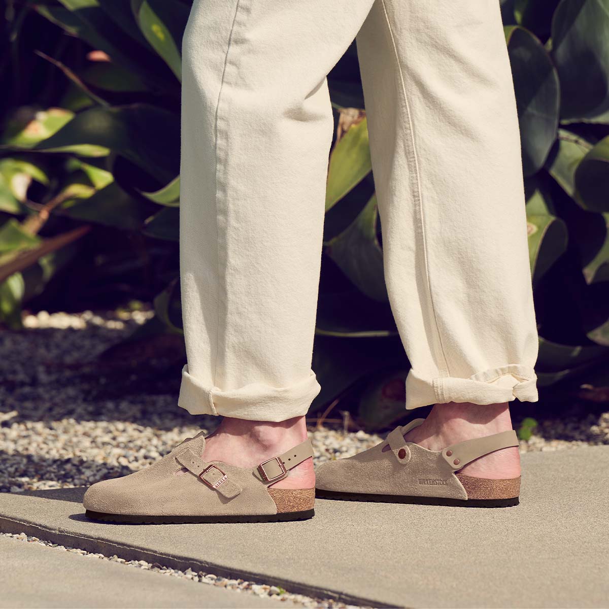 Birkenstock Tokio Taupe כפכפי בירקנשטוק טוקיו טיופ יוניסקס