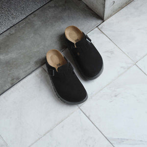 Birkenstock Boston Chunky Black כפכפי בירקנשטוק בוסטון לנשים