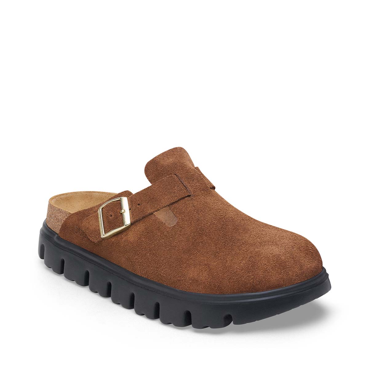 Birkenstock Boston Chunky Dark Tea כפכפי בוסטון צאנקי חום תה