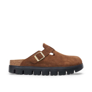 Birkenstock Boston Chunky Dark Tea כפכפי בוסטון צאנקי חום תה