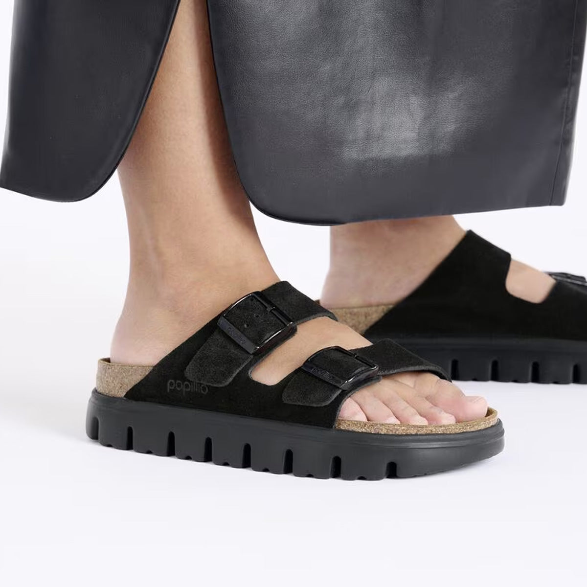 Birkenstock Arizona Chunky Black כפכפי בירקנשטוק אריזונה לנשים צאנקי שחור