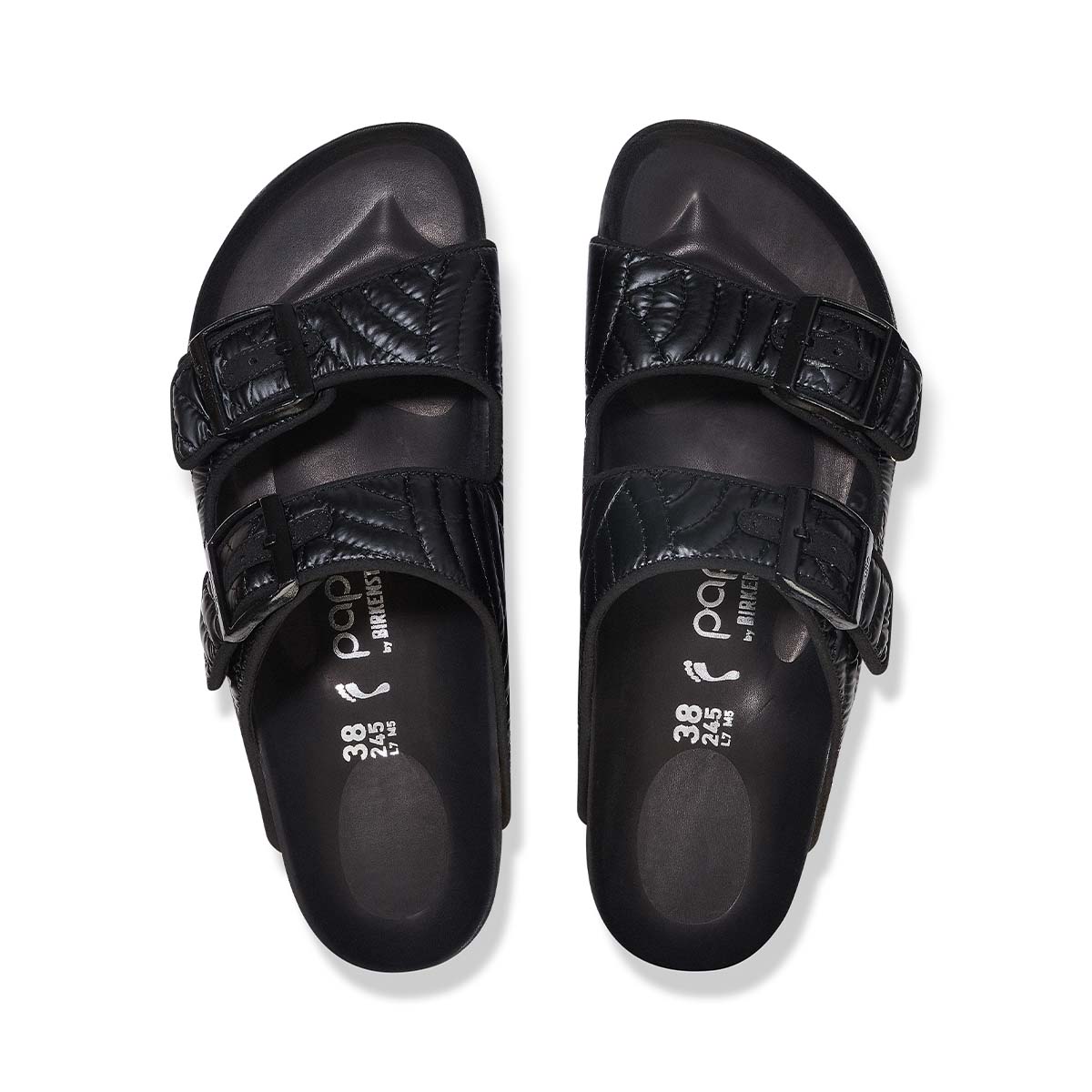 Birkenstock Arizona Platform Flex Puff Black כפכפי בירקנשטוק לנשים