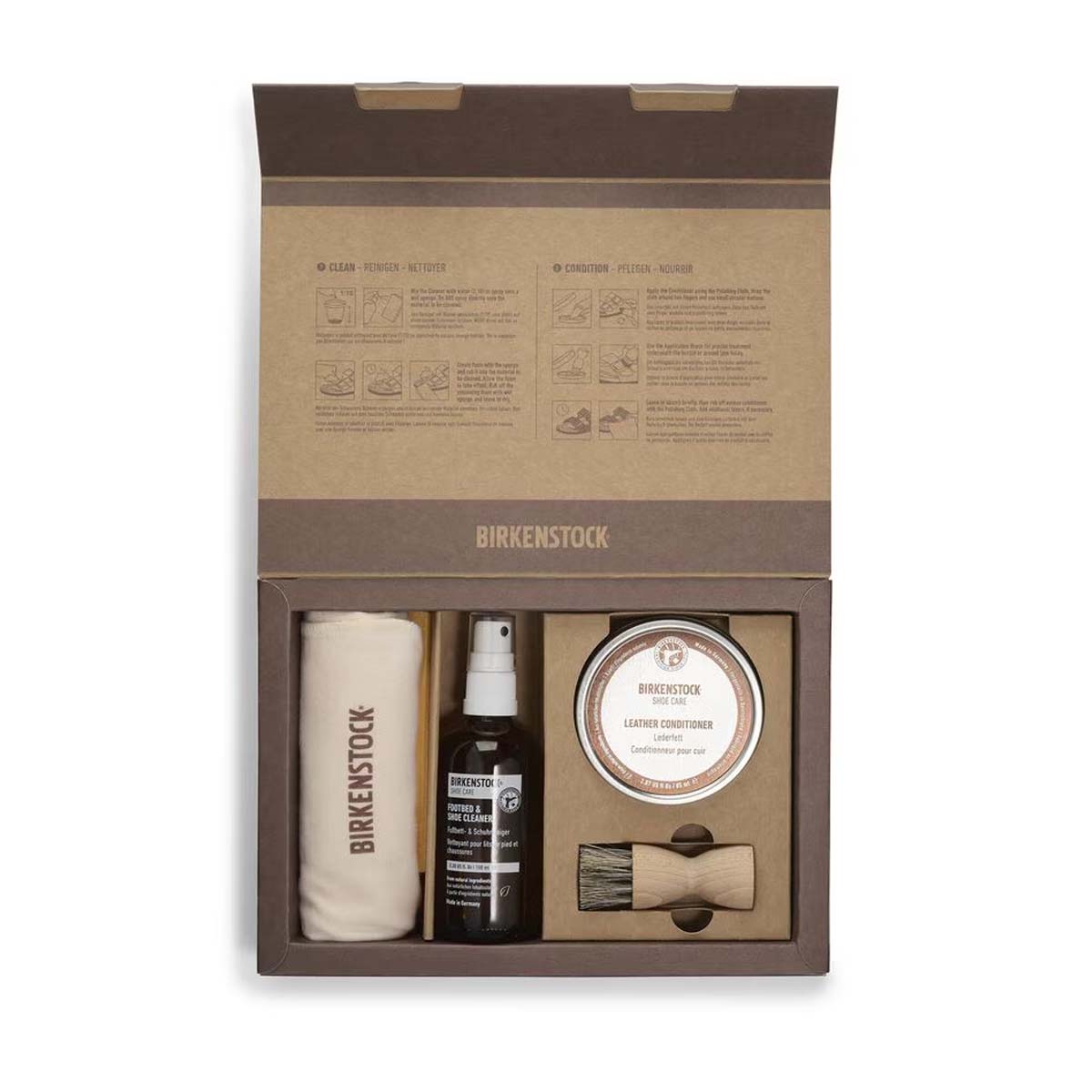 Birkenstock Oiled Leather Care Set סט טיפוח למוצרי בירקנשטוק לעור משומן