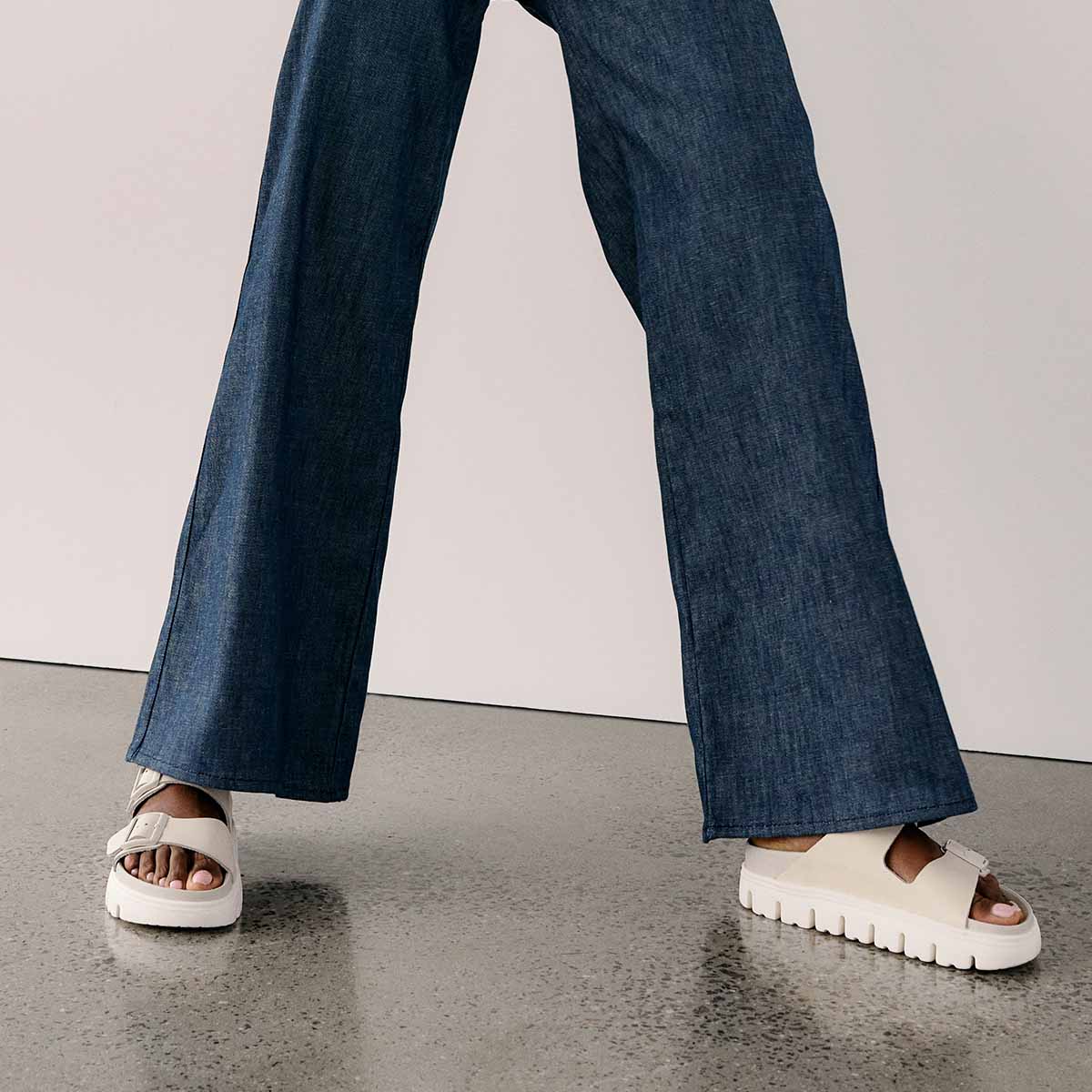 Birkenstock Arizona PAP Chunky Eggshell כפכפי בירקנשטוק אריזונה צ'אנקי אגשל