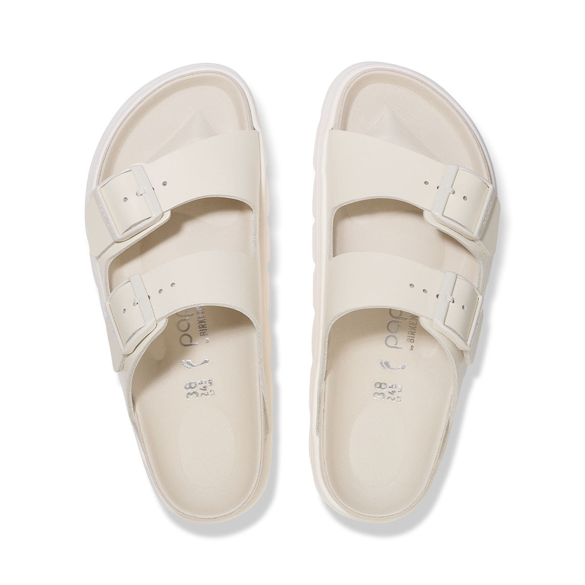 Birkenstock Arizona PAP Chunky Eggshell כפכפי בירקנשטוק אריזונה צ'אנקי אגשל