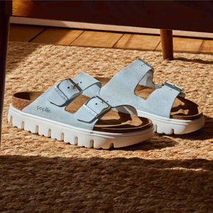 Birkenstock Arizona PAP Chunky Baby Blue כפכפי בירקנשטוק אריזונה צ'אנקי כחול בייבי