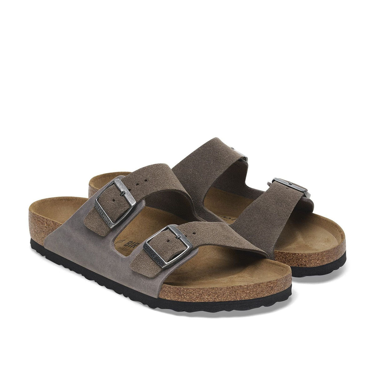 Birkenstock Arizona BS Concrete Gray Men כפכפי בירקנשטוק אריזונה אפור לגברים
