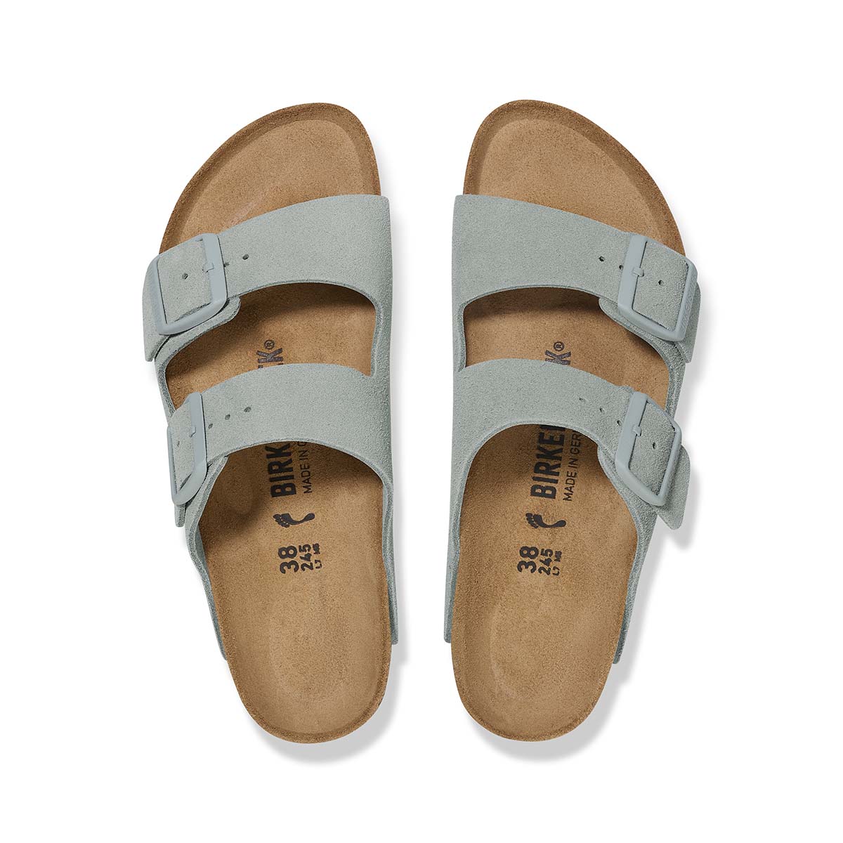 Birkenstock Arizona BS Pure Sage כפכפי בירקנשטוק אריזונה סייג' יוניסקס