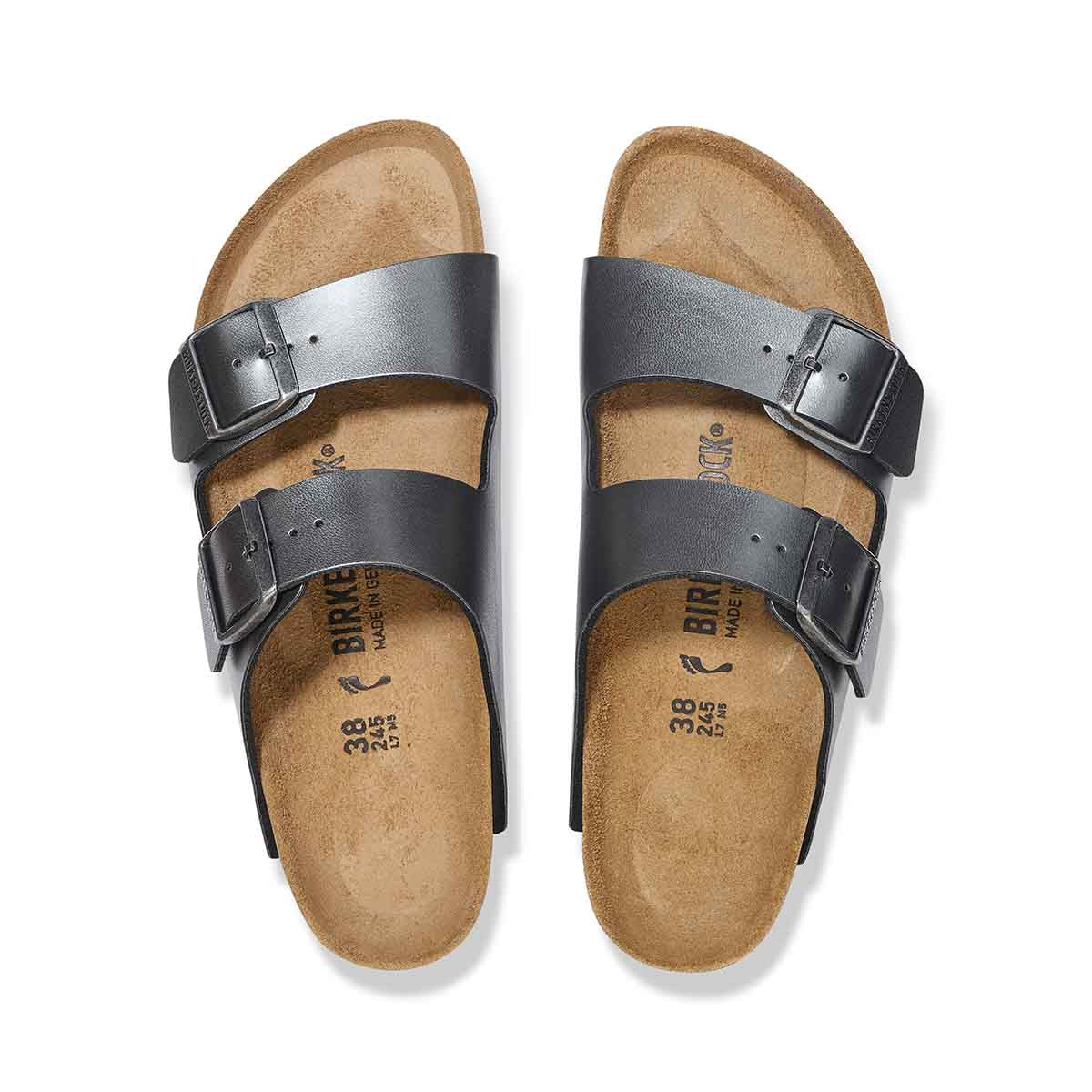 Birkenstock Arizona BS Metallic Black כפכפי בירקנשטוק אריזונה שחור מטאלי