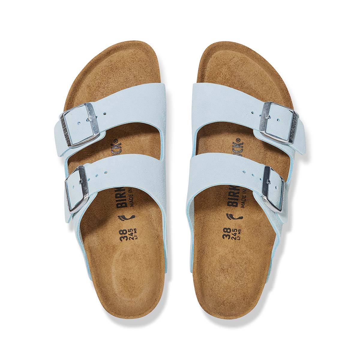 Birkenstock Arizona BS Baby Blue כפכפי בירקנשטוק לנשים בייבי בלו