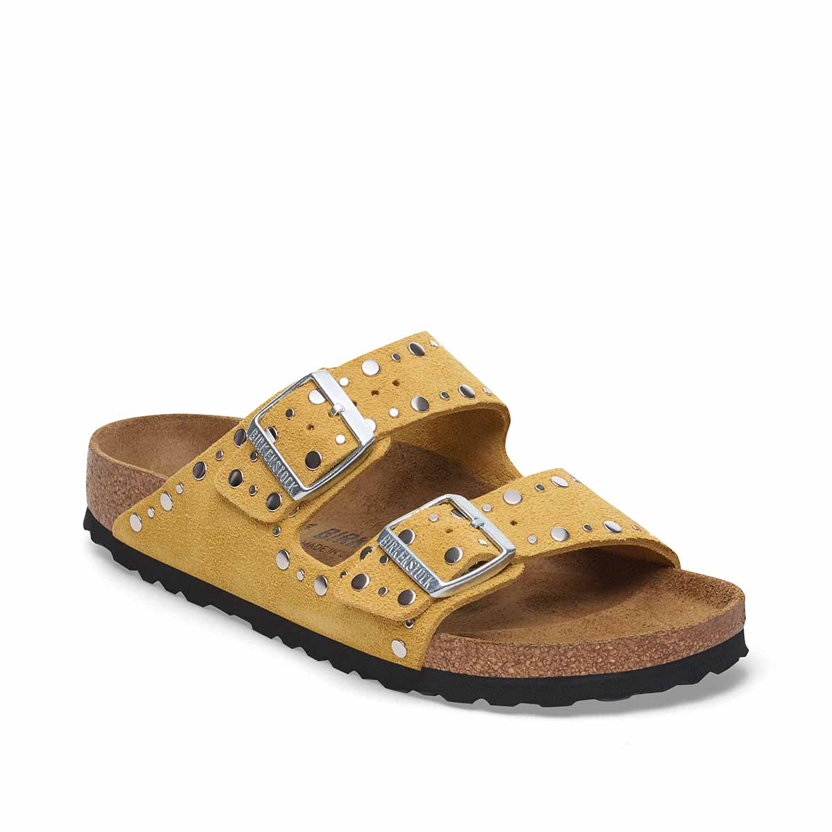 Birkenstock Arizona Rivet Border Ochre כפכפי בירקנשטוק אריזונה צהוב לנשים