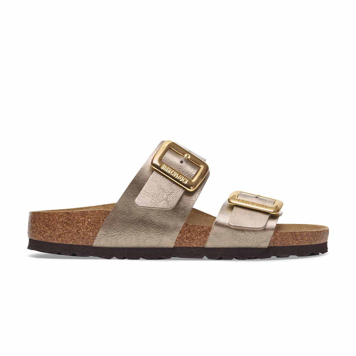 Birkenstock Sydney Cushion Buckle Graceful Taupe כפכפי בירקנשטוק סידני אבזם טיופ