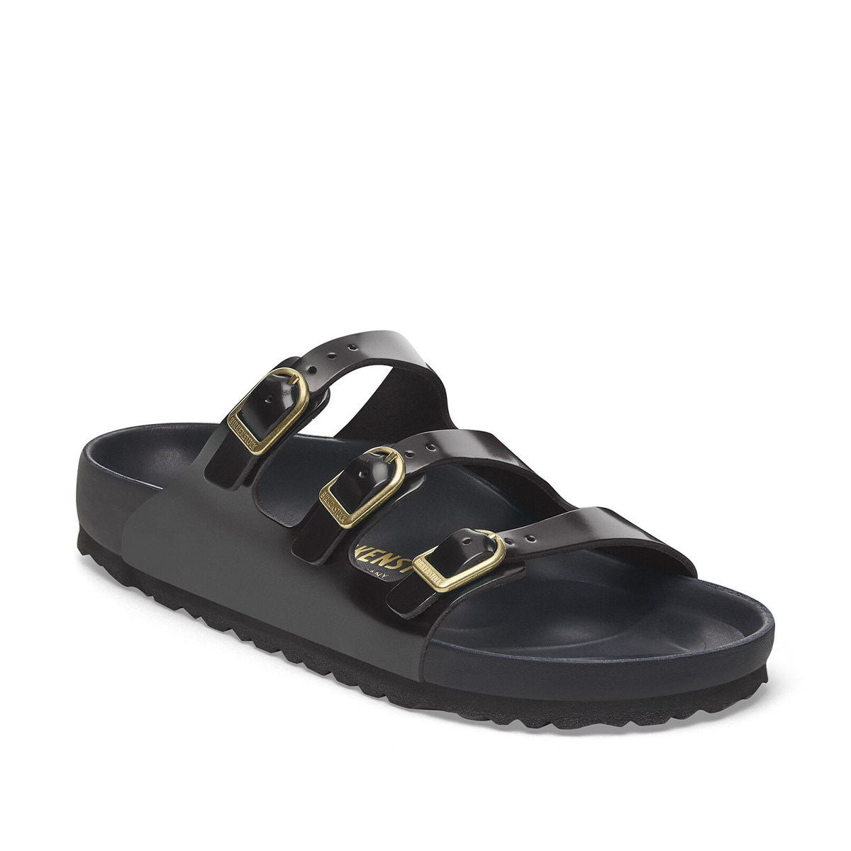 Birkenstock Florida Fresh High-Shine Black כפכפי בירקנשטוק לנשים
