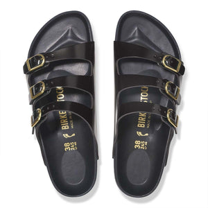 Birkenstock Florida Fresh High-Shine Black כפכפי בירקנשטוק לנשים