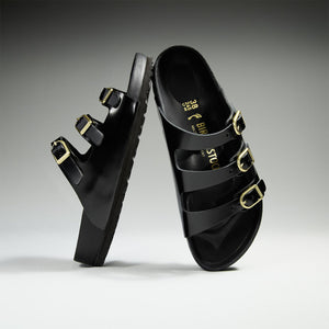 Birkenstock Florida Fresh High-Shine Black כפכפי בירקנשטוק לנשים