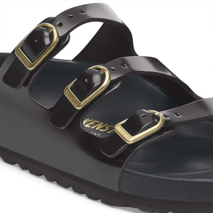 Birkenstock Florida Fresh High-Shine Black כפכפי בירקנשטוק לנשים